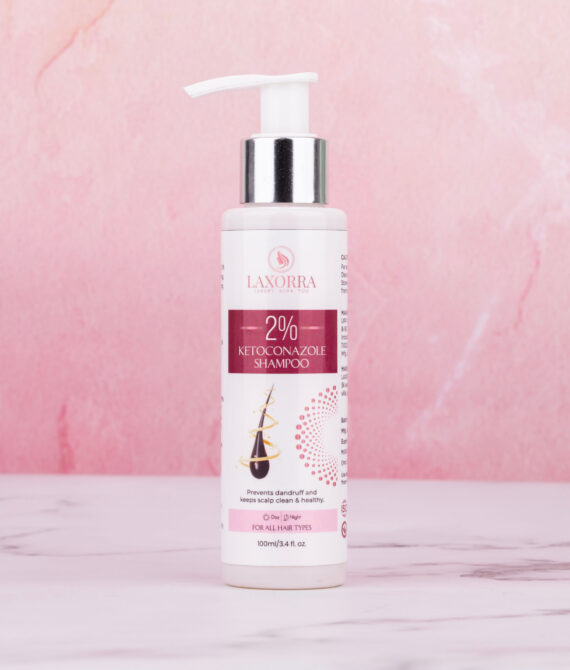 Laxorra 2% Ketoconazole Anti-Dandruff Shampoo | 100 ml (3.4 fl oz)